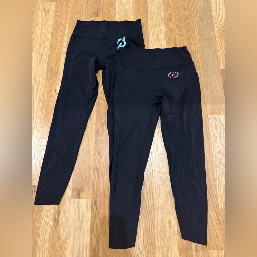 Peloton Black Workout Leggings with Pockets Medium